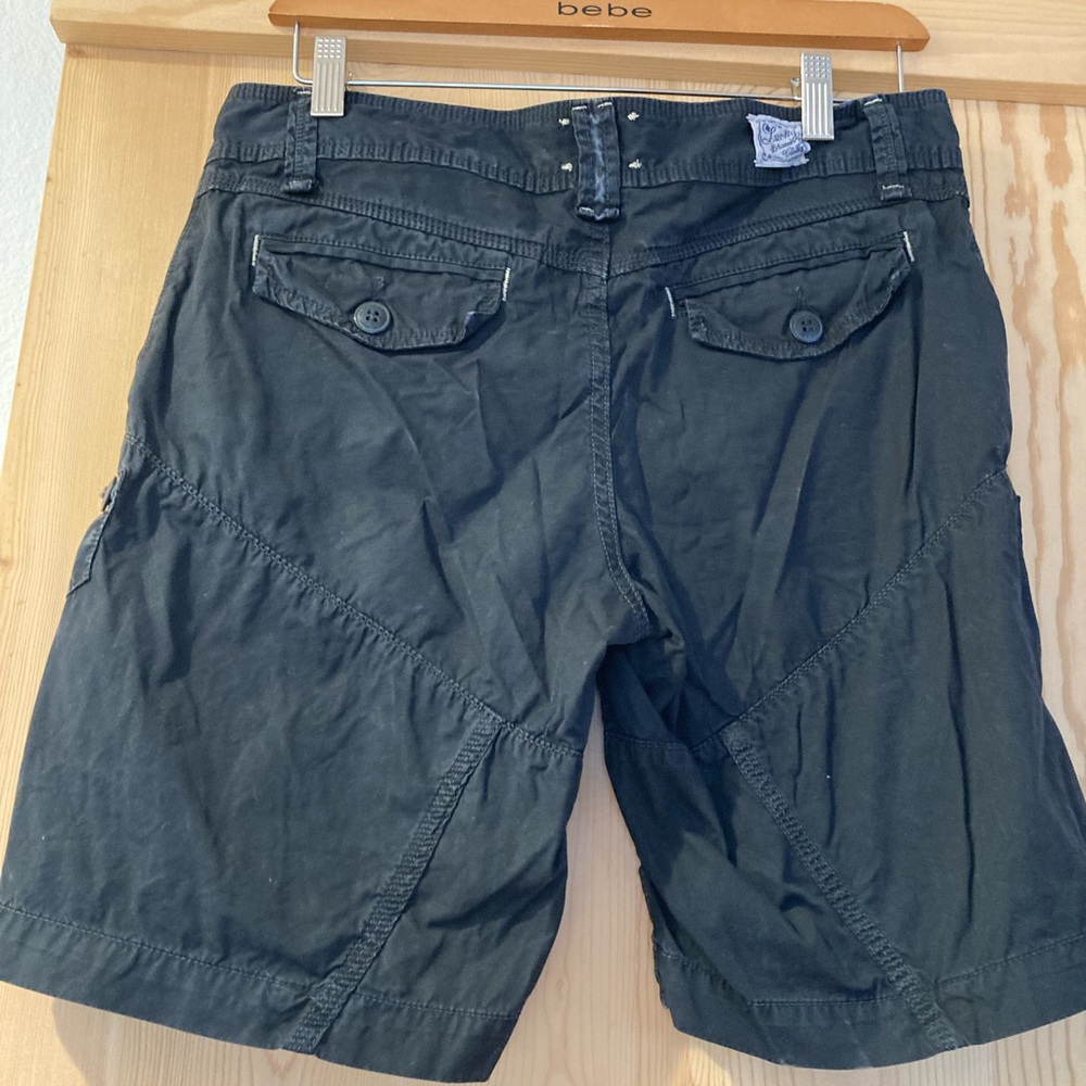 Lucky Brand black shorts with great details.
